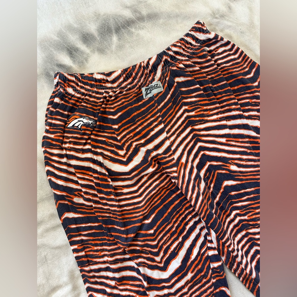 Zubaz NFL Broncos Tiger Stripe Pants - XL